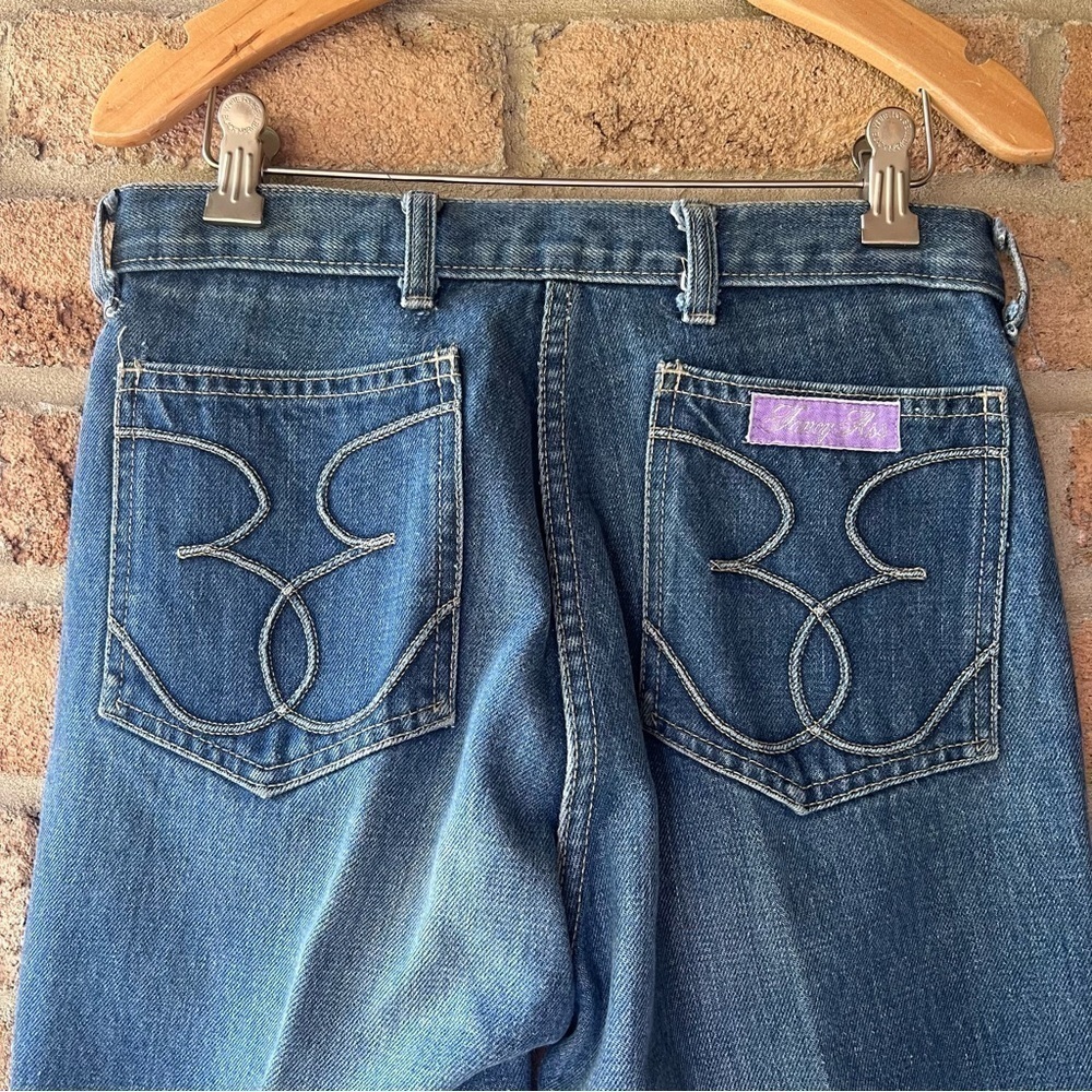 FANCY ASS Vintage Jeans High Rise Straight Leg Blue Denim 90s - Picture 6 of 16